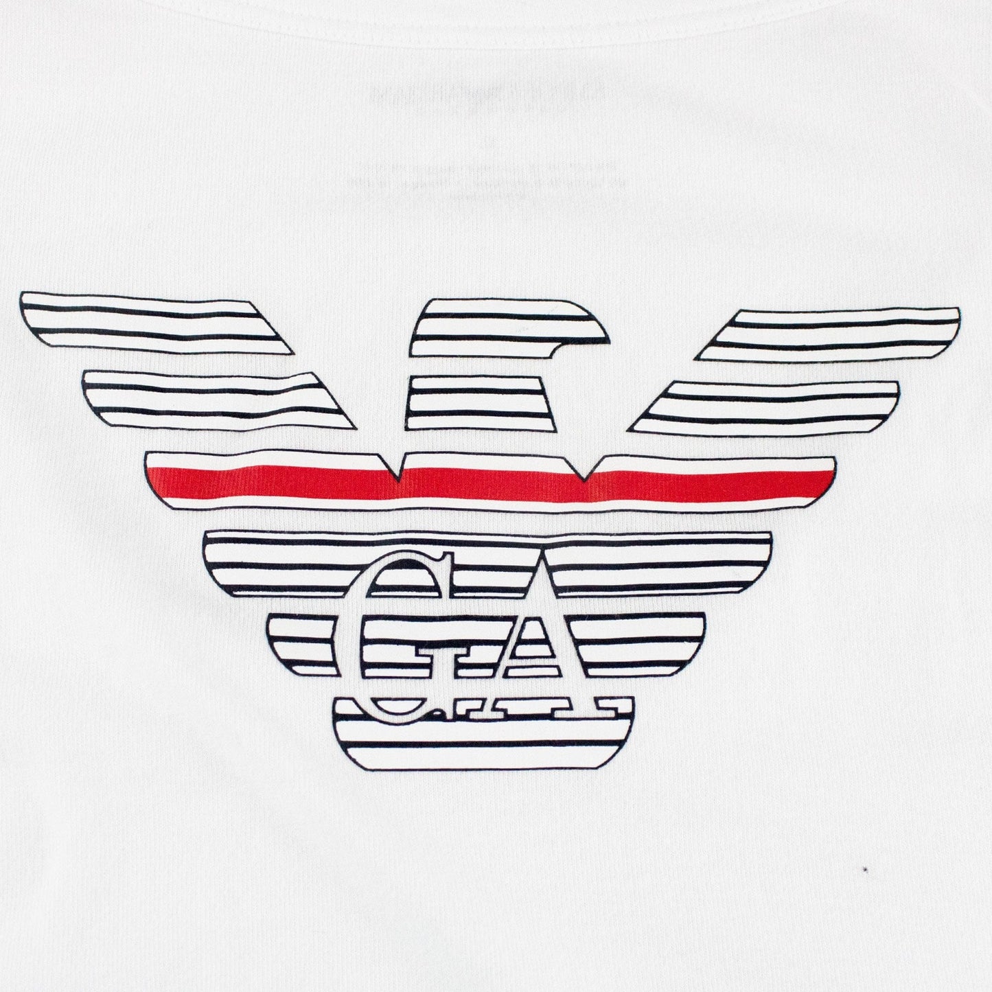 Emporio Armani Ga Back Logo Tank Top White