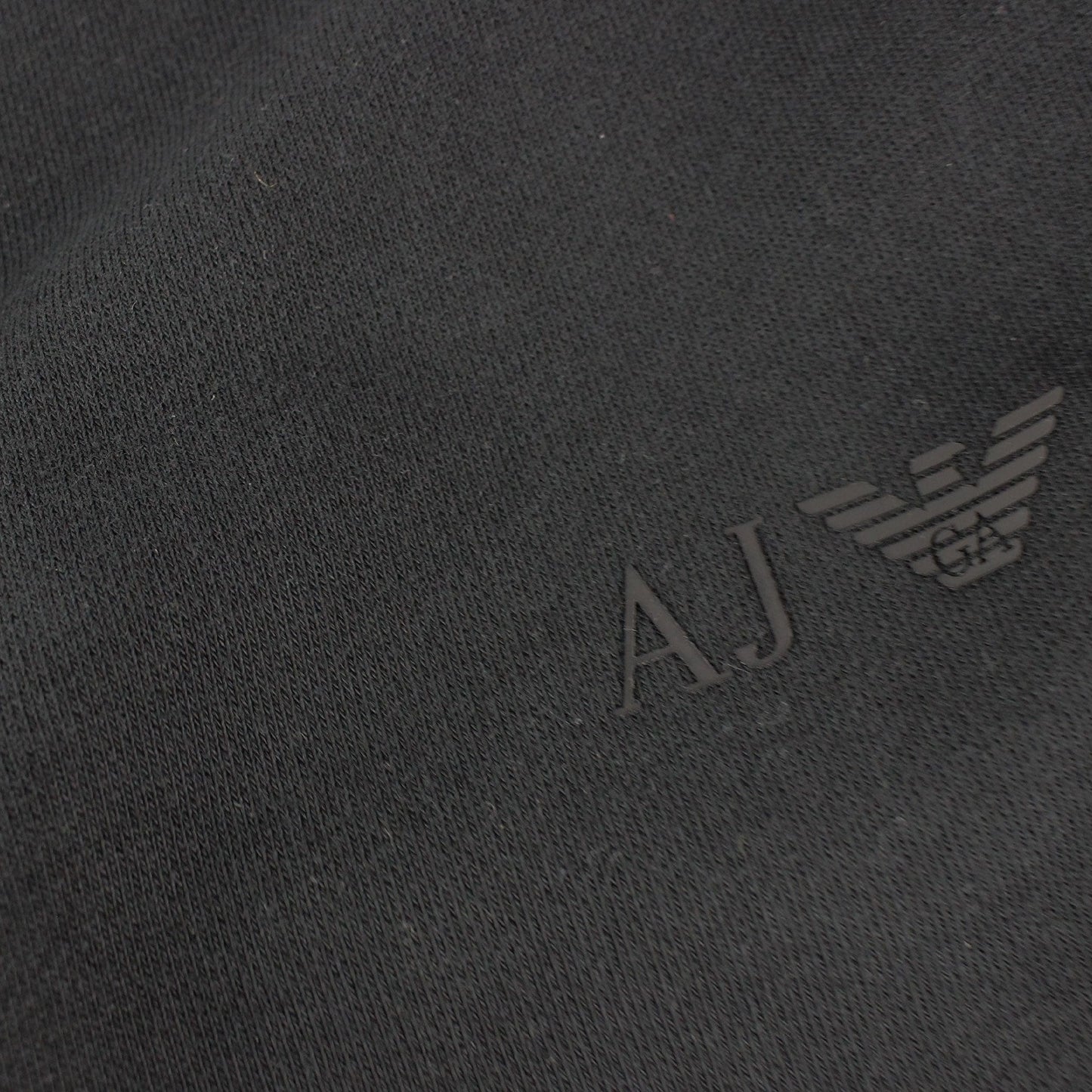 Armani Jeans Aj Rubber Logo Cotton Shorts Blue