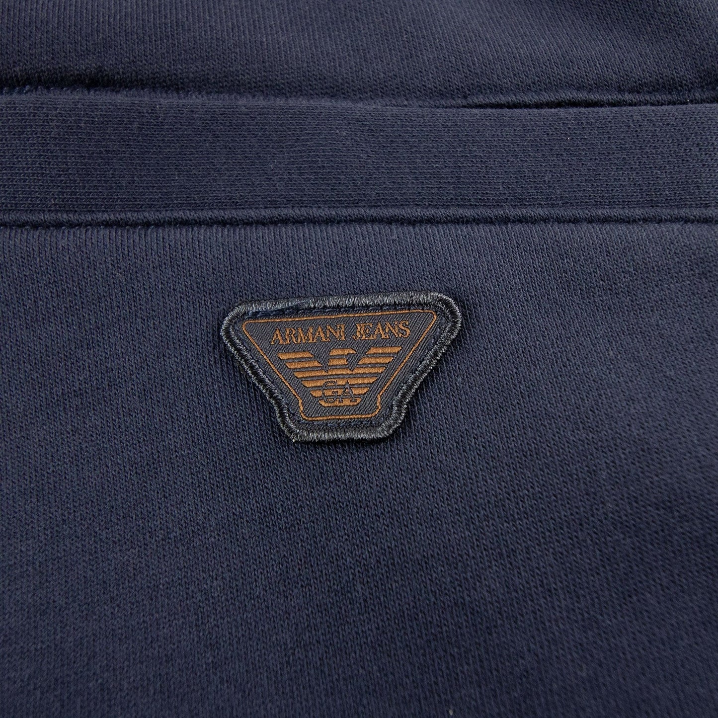 Armani Jeans Printed Logo Jogging Pants Navy Blue