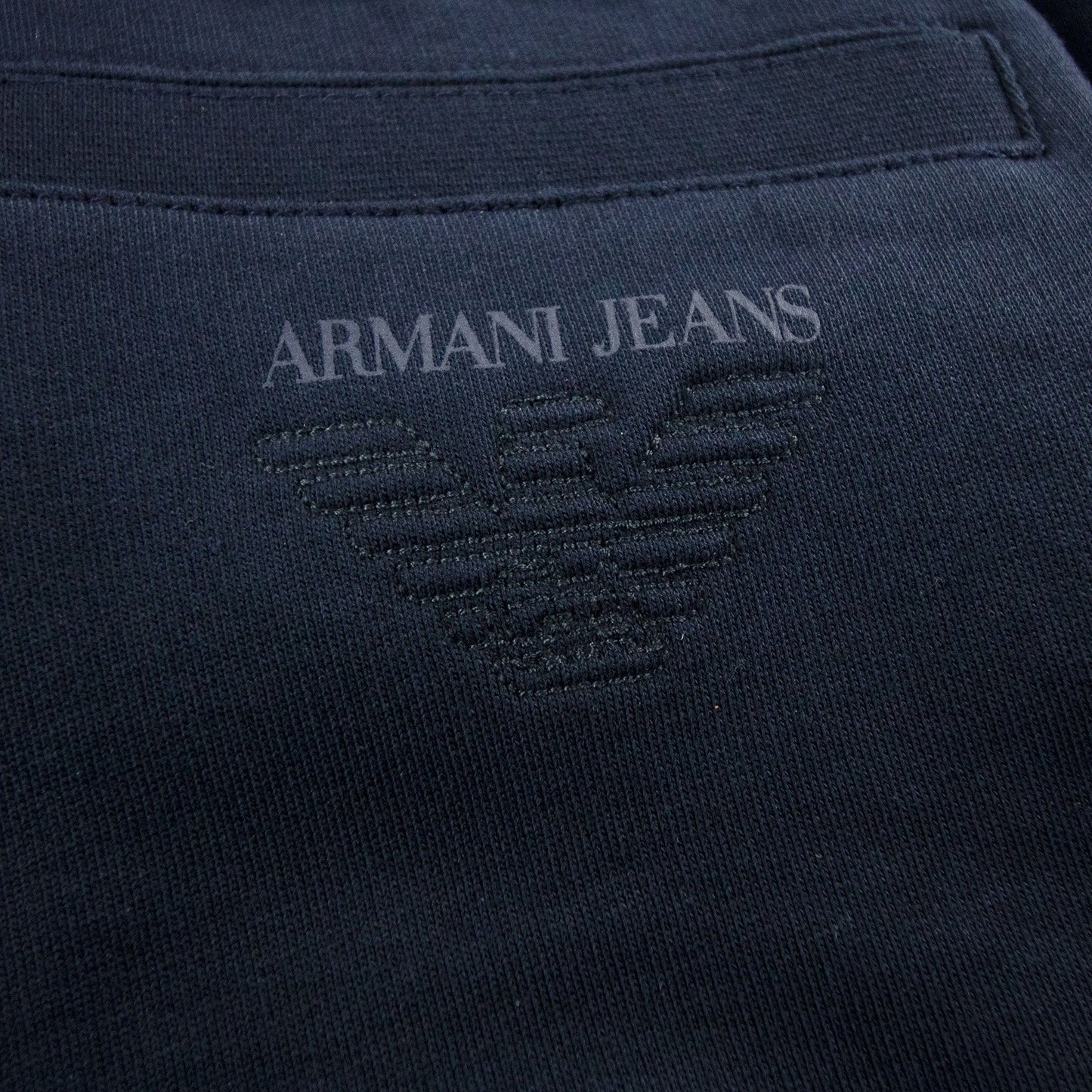 Armani Jeans Back Logo Pocket Jogging Pant Blue Notte