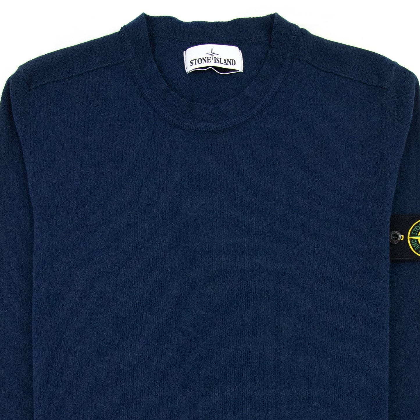 Stone Island 532b9 Crewneck Knitwear Navy Blue V0028