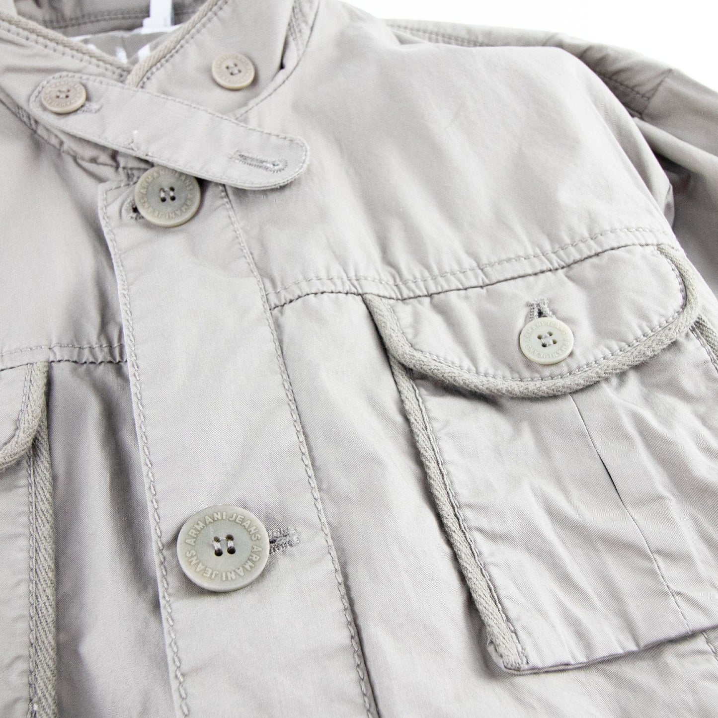 Armani Jeans Multi Pocket Button Up Jacket Tortora