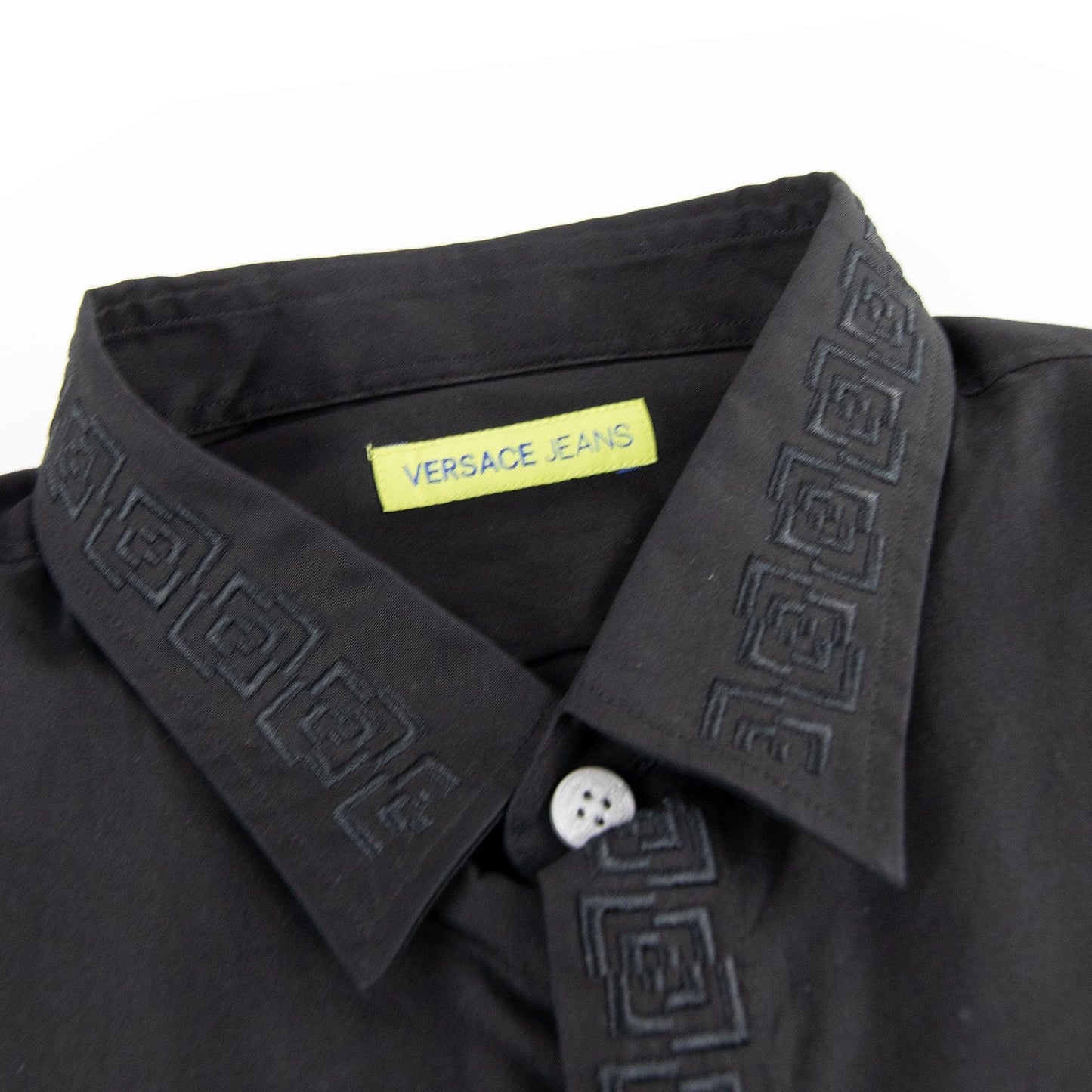 Versace Jeans Embroidered Logo L/s Shirt Black