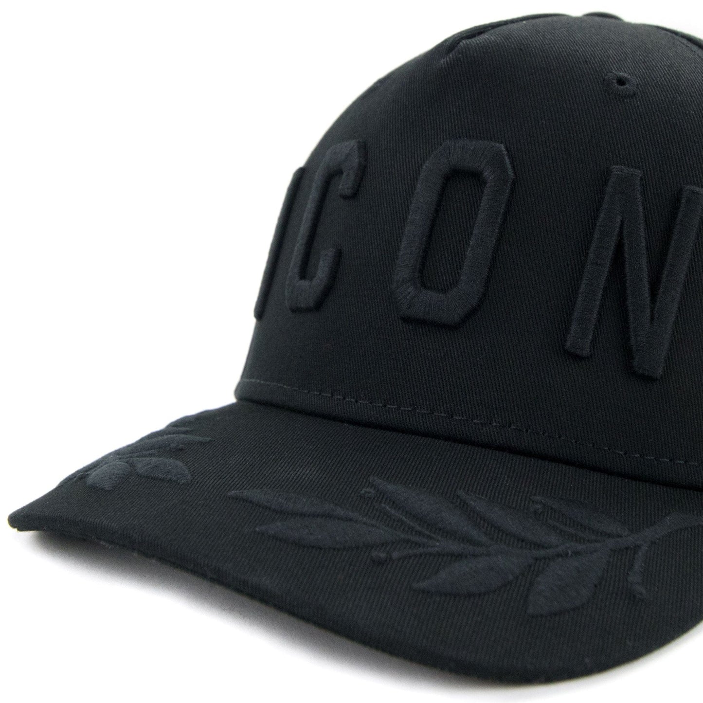 Dsquared2 Leaf Pattern Icon Baseball Cap Black