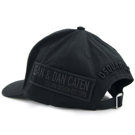 Dsquared2 Embroidered Baseball Cap Black/black