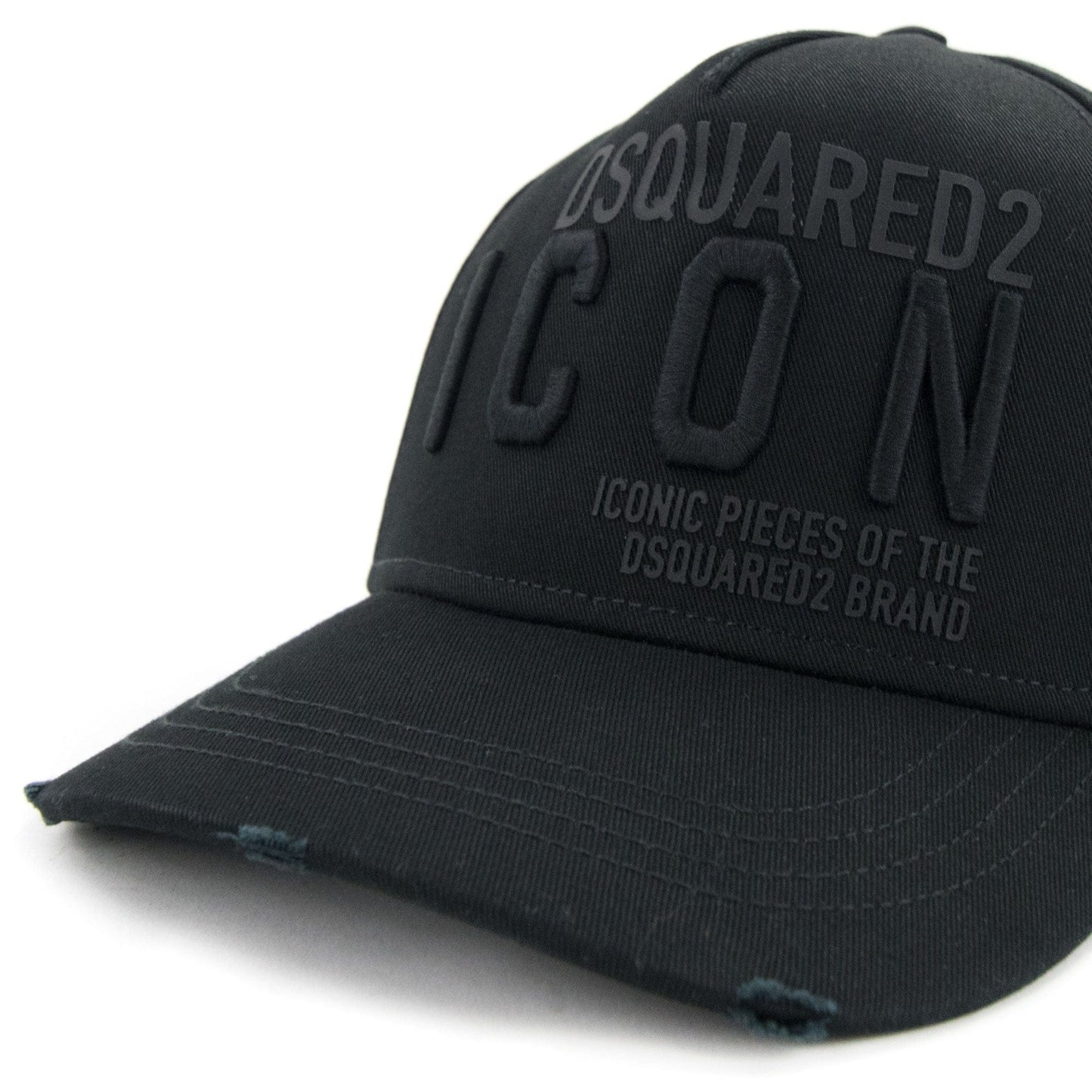 Dsquared2 Embroidered Baseball Cap Black/black