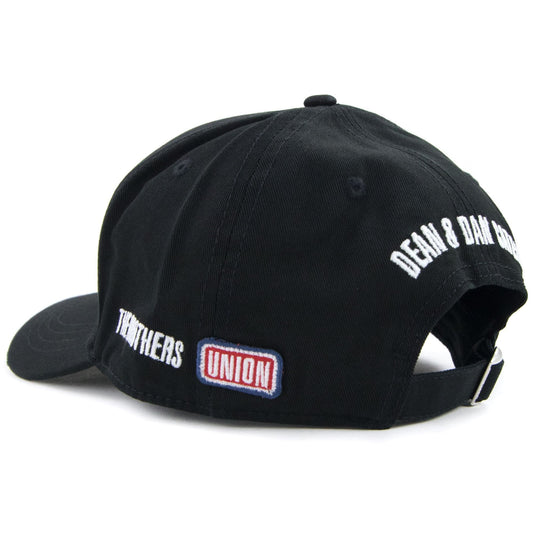 Dsquared2 The Brothers Union Baseball Cap Black