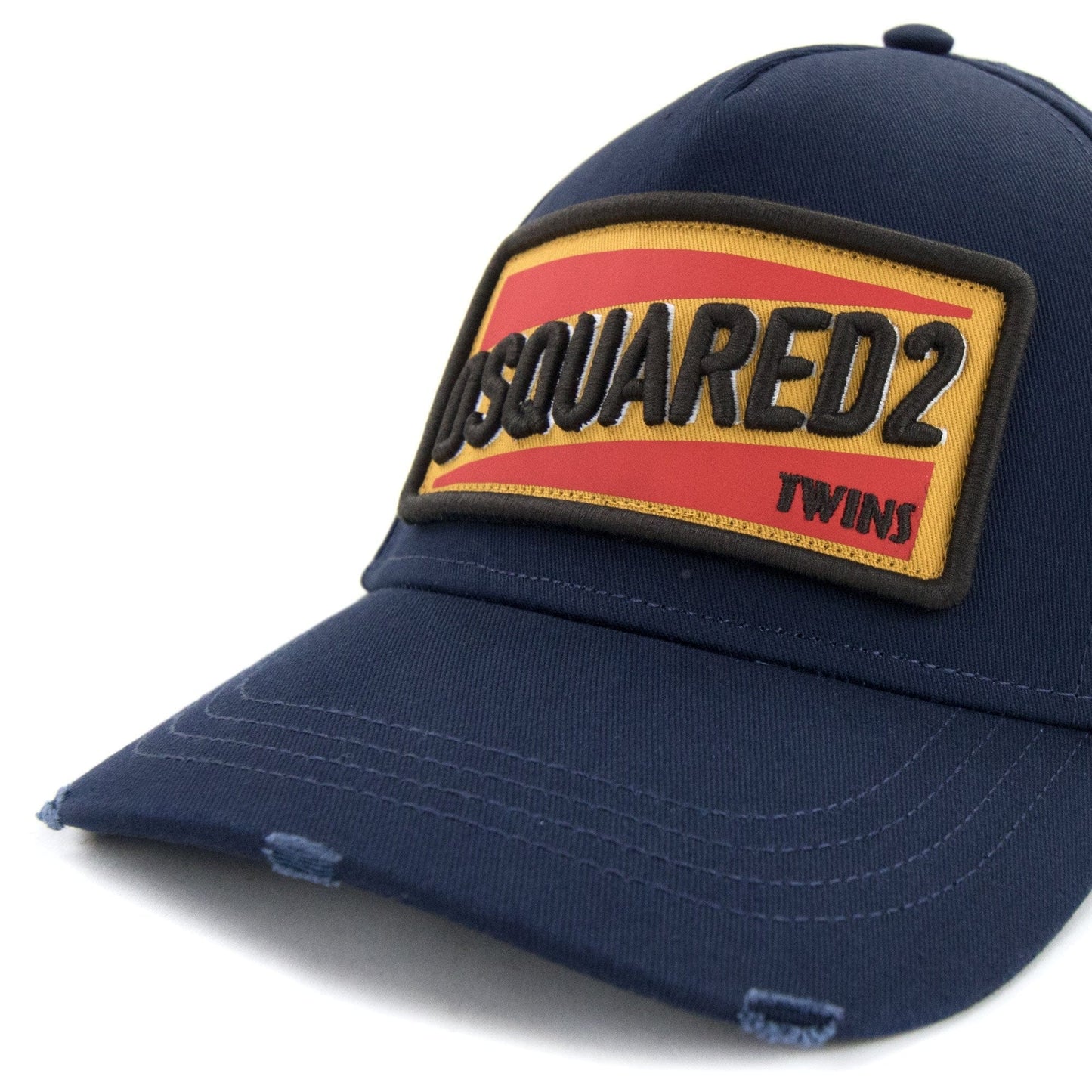 Dsquared2 Gabardine Caten Baseball Cap Navy Blue