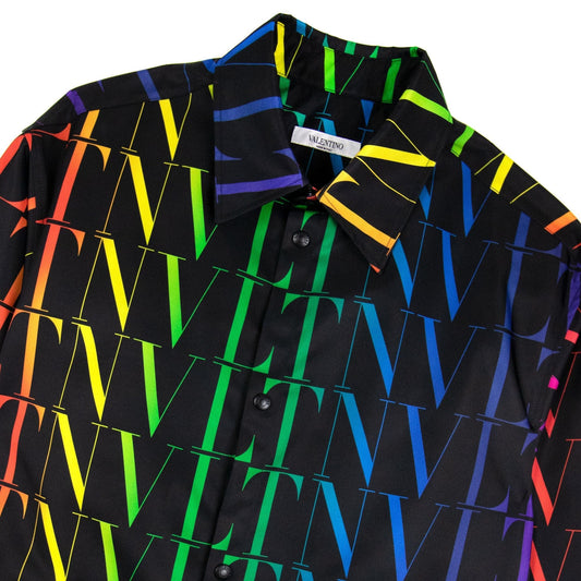 Valentino Vltn Times Print Shirt Multi