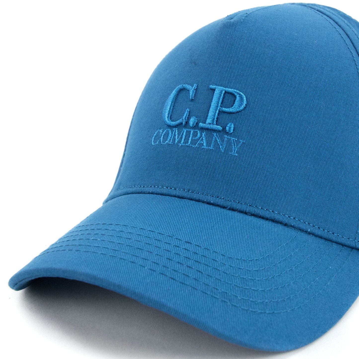 Cp Company Embroidered Logo Cap Turquoise 870