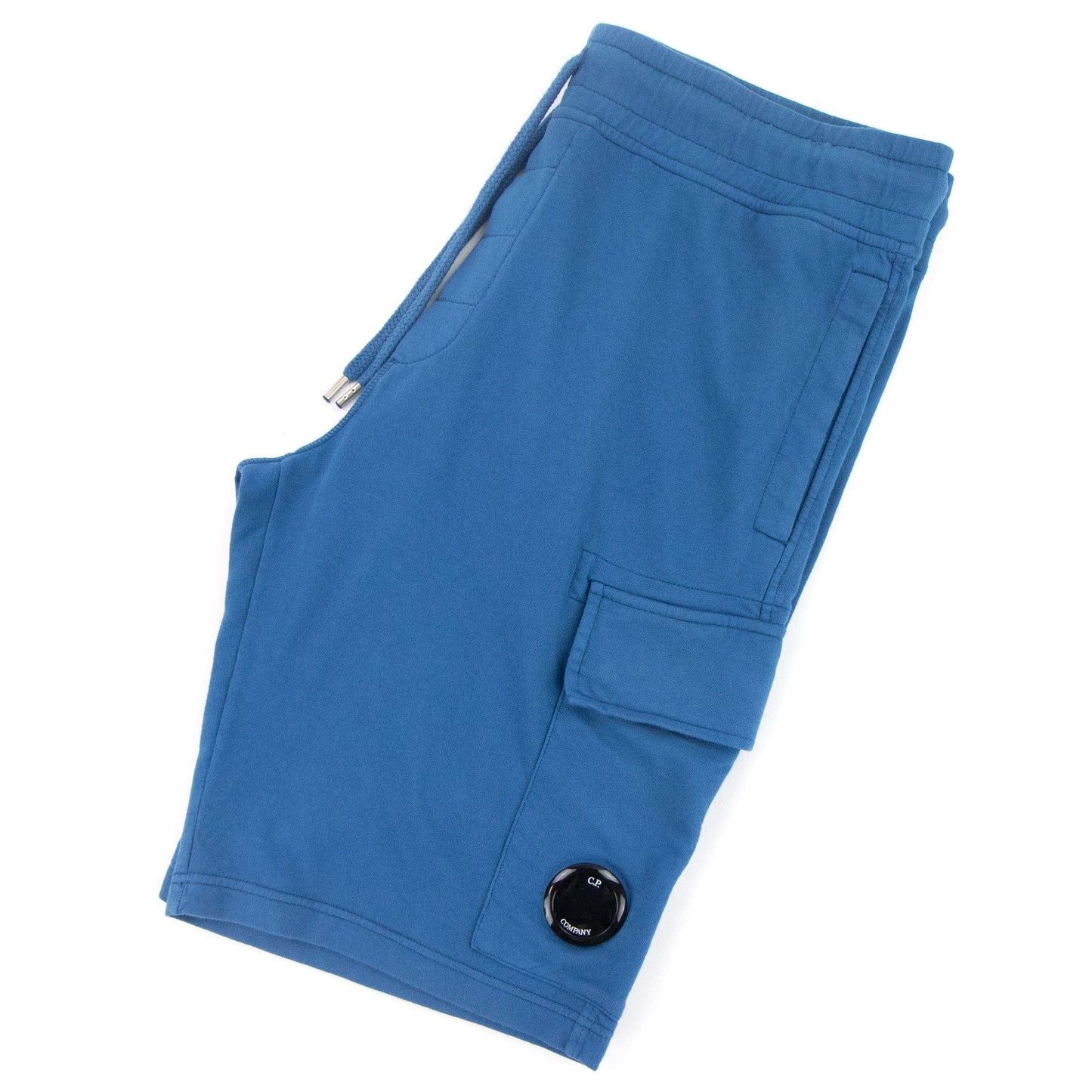 Cp Company Lens Sweat Shorts Turquoise 870