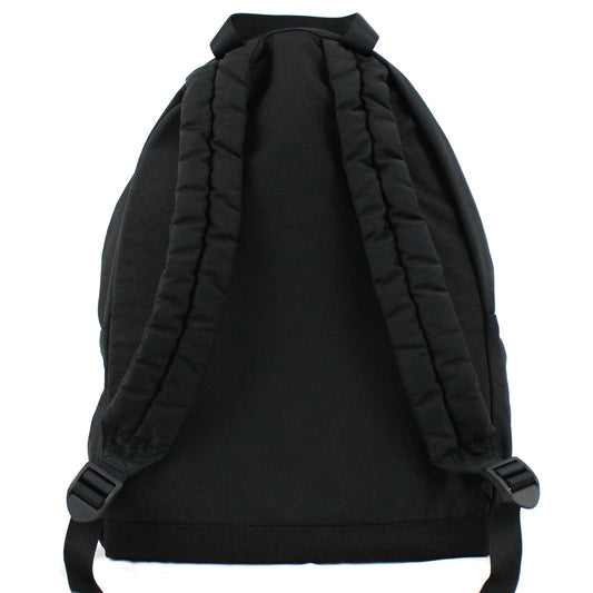 Stone Island Junior Garment Dyed Patch Logo Rucksack Black V0029
