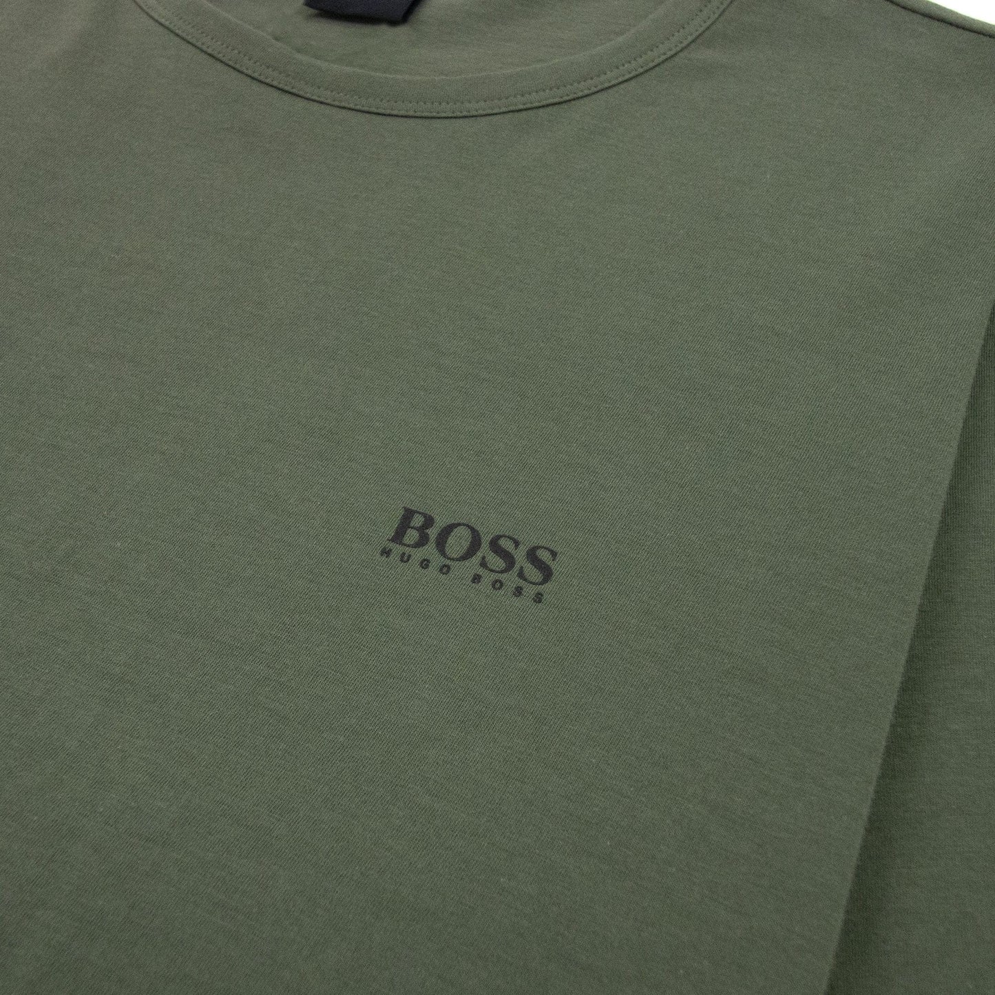 Hugo Boss Regular-fit T-shirt With Contrast Logo Khaki 307