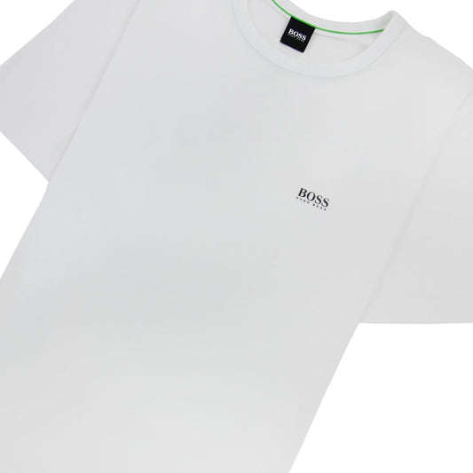 Hugo Boss Regular-fit T-shirt With Contrast Logo White 107
