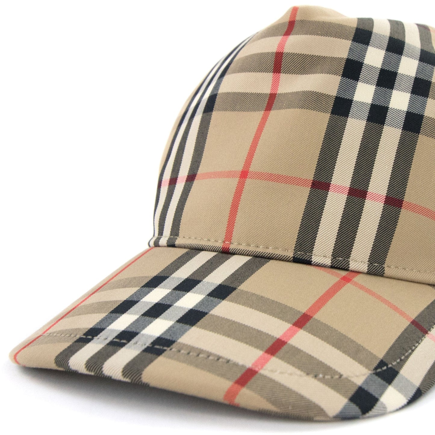 Burberry Logo Appliqu? Vintage Check Baseball Cap Beige