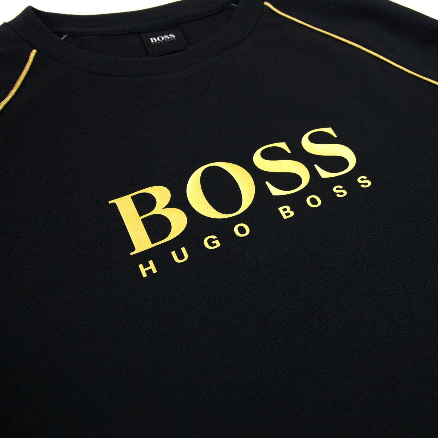 Hugo Boss Metallic Details Loungewear Sweatshirt Black 001
