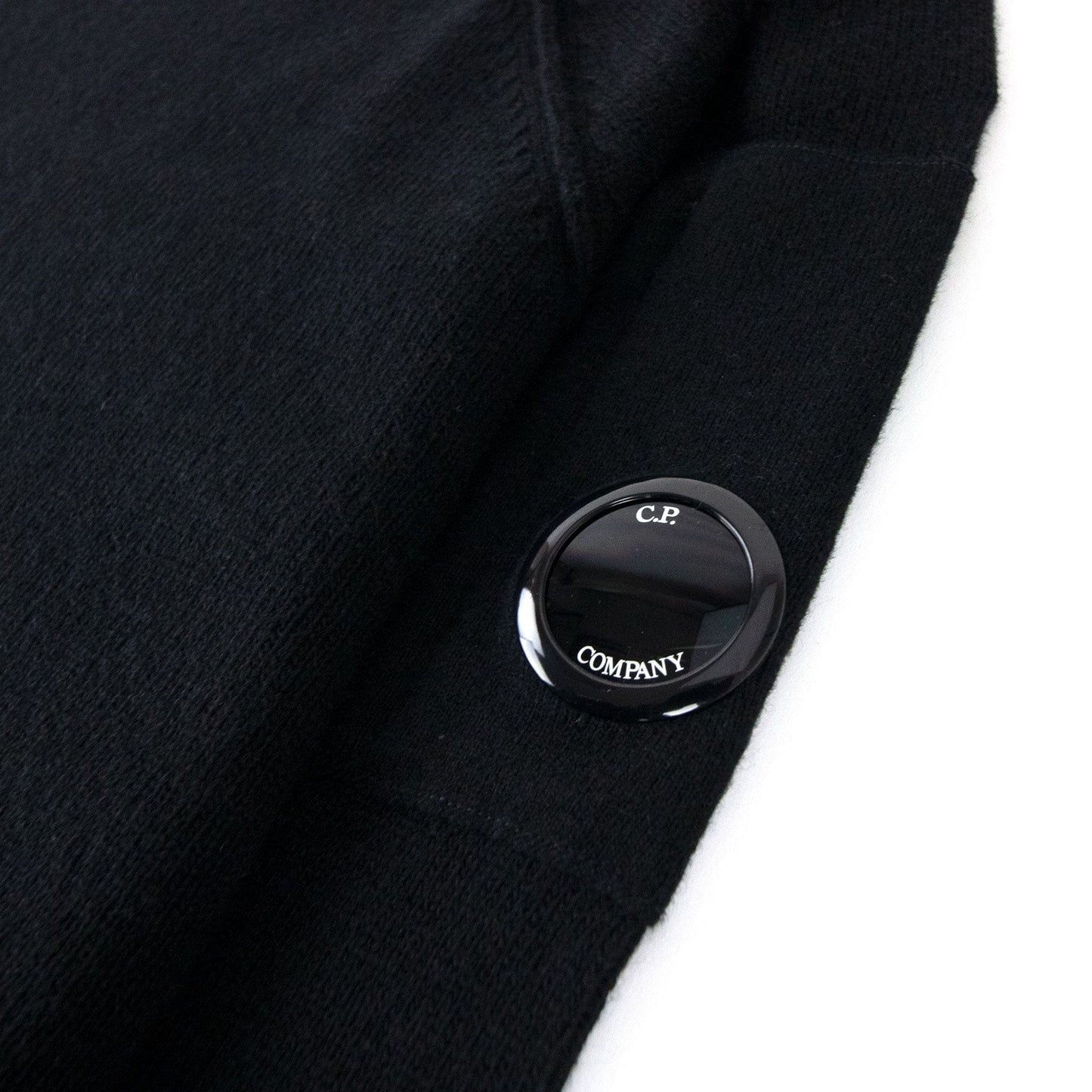 Cp Company Arm Lense Knitwear Sweatshirt Black 999