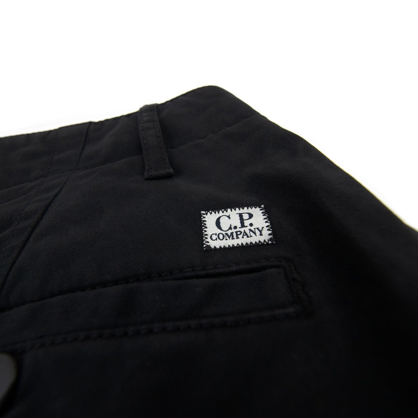 Cp Company Stretch Satin Cargo Pants Black 999