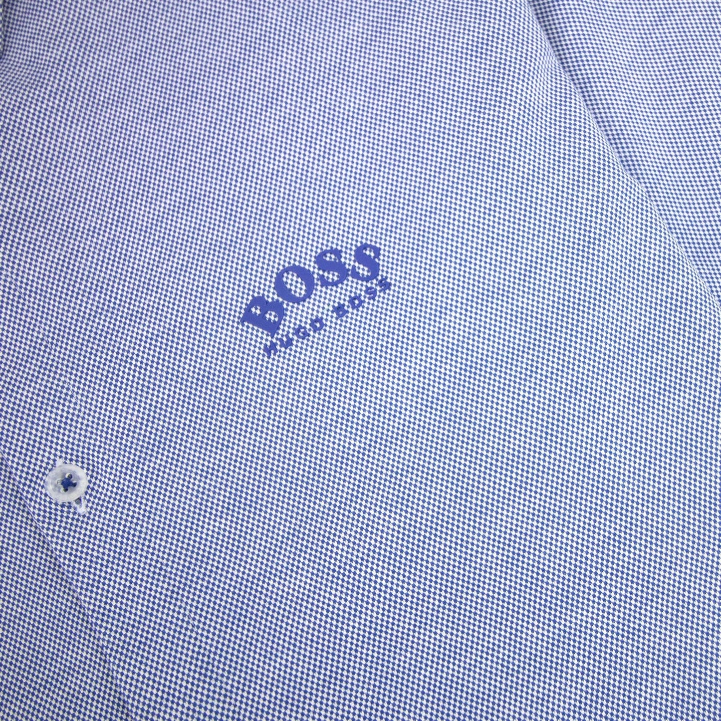 Hugo Boss Biadia R Curved Logo S/s Shirt Blue 438