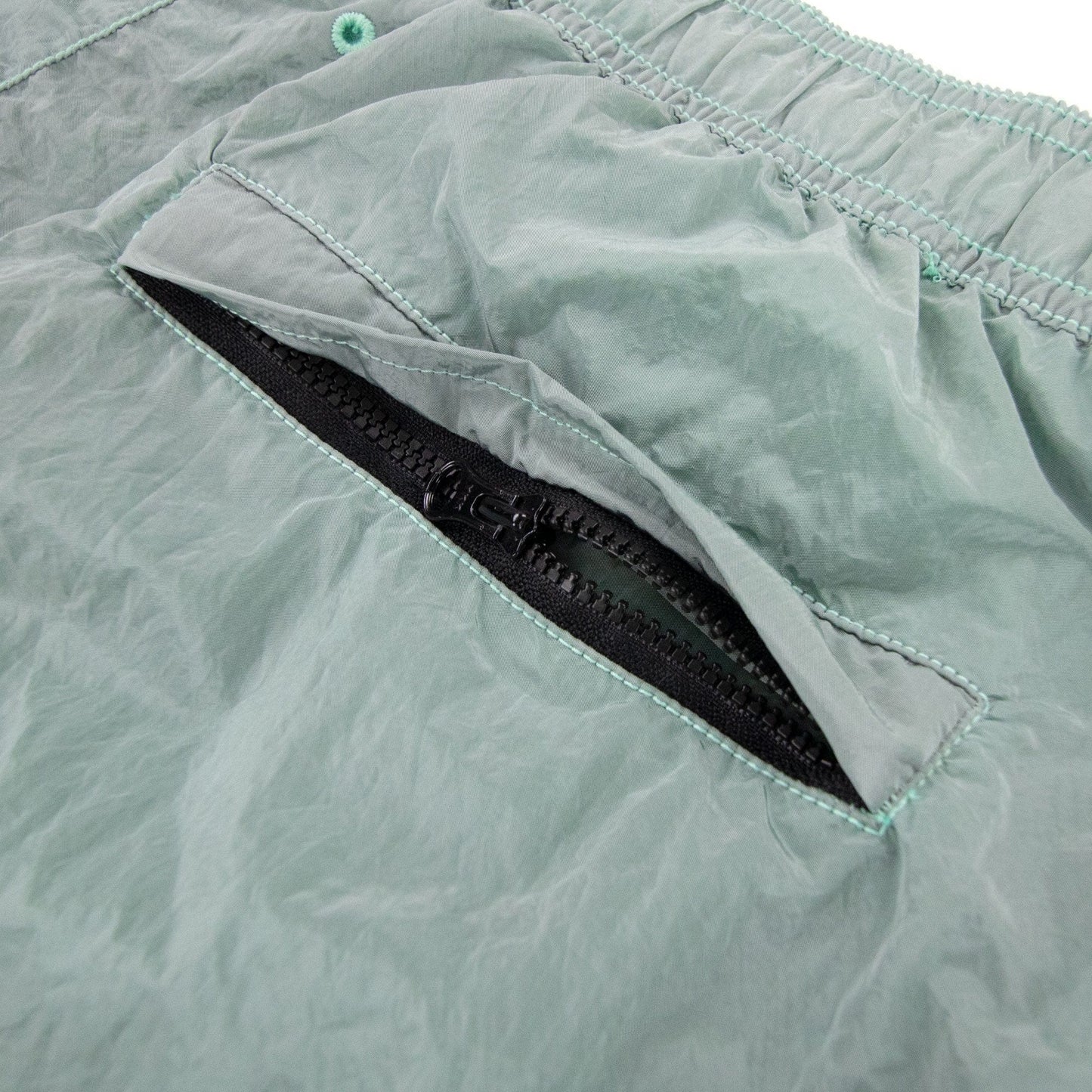 Stone Island B0943 Nylon Metal Swim Shorts Mint Green V0044