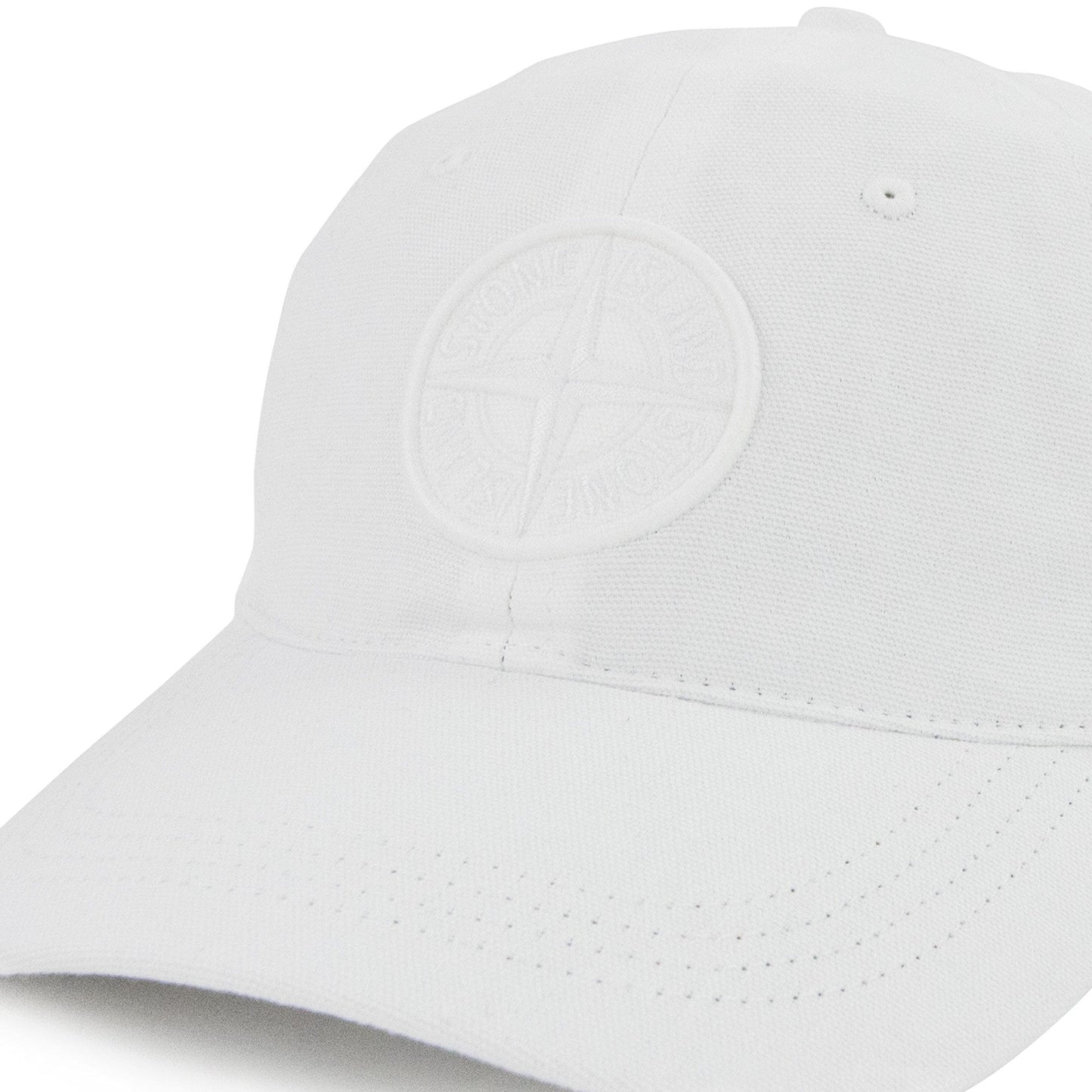 Stone Island 99168 Cotton Rep Cap White V0001