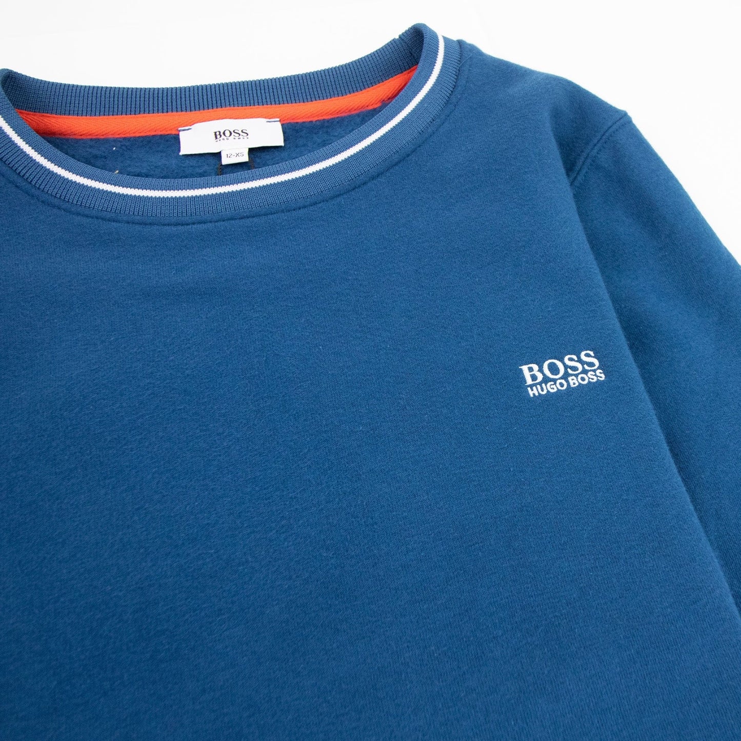 Hugo Boss Logo Crewneck Sweatshirt Dark Obsidia