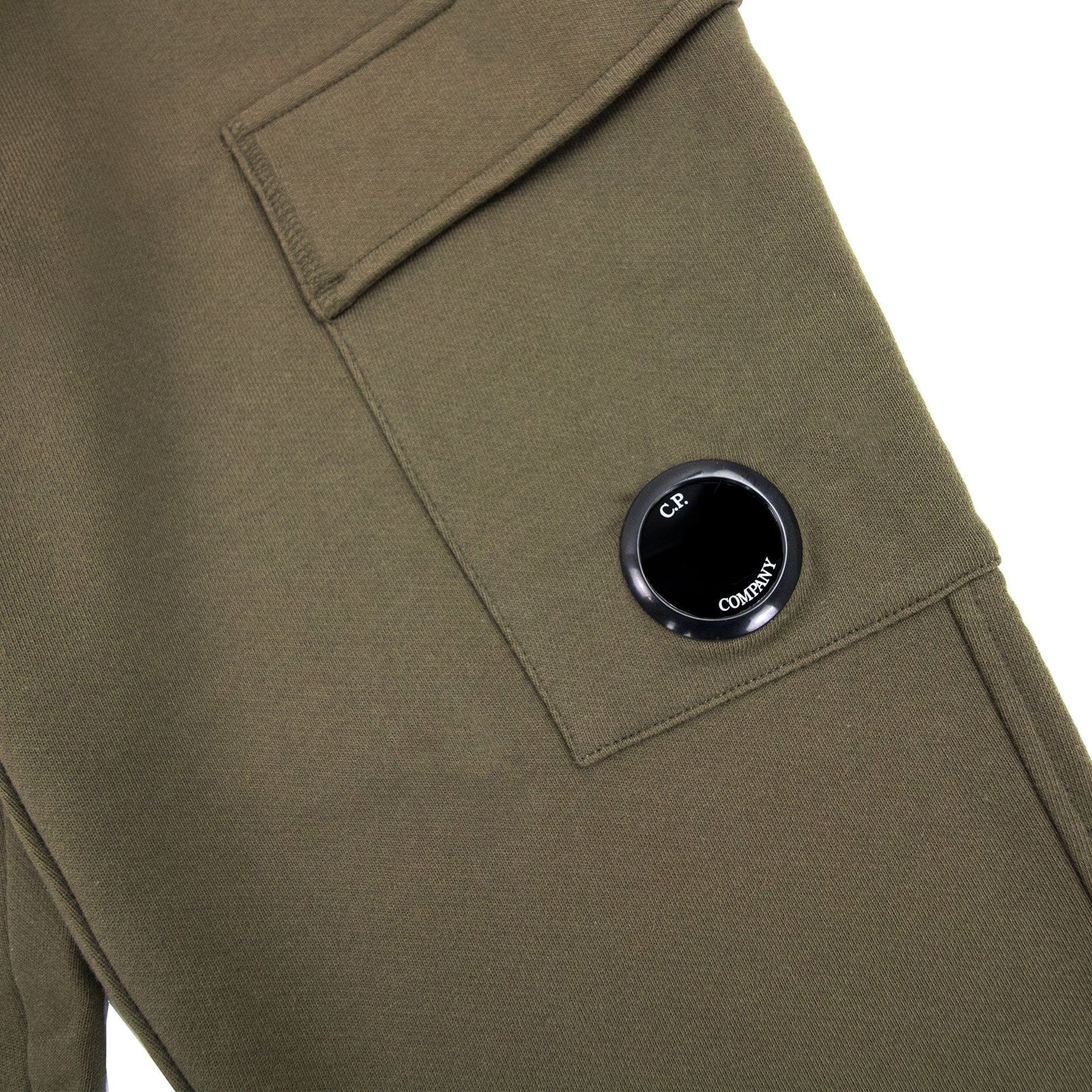 CP Company Diagonal Raised Fleece Lens Sweat Pant Gray 665