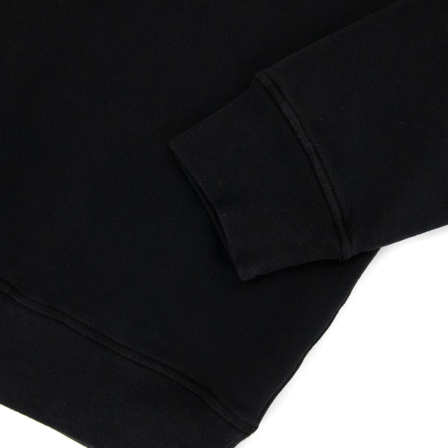 Stone Island 65894 Stencil Hoodied Sweatshirt Black V0029