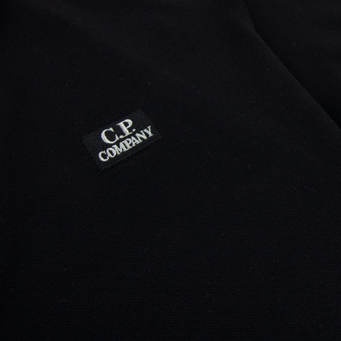 Cp Company Stretch Piquet Polo Black 999