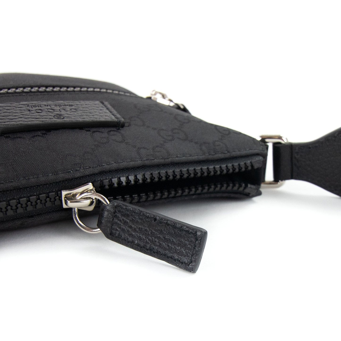 Gucci GG Monogram Messenger Bag Black