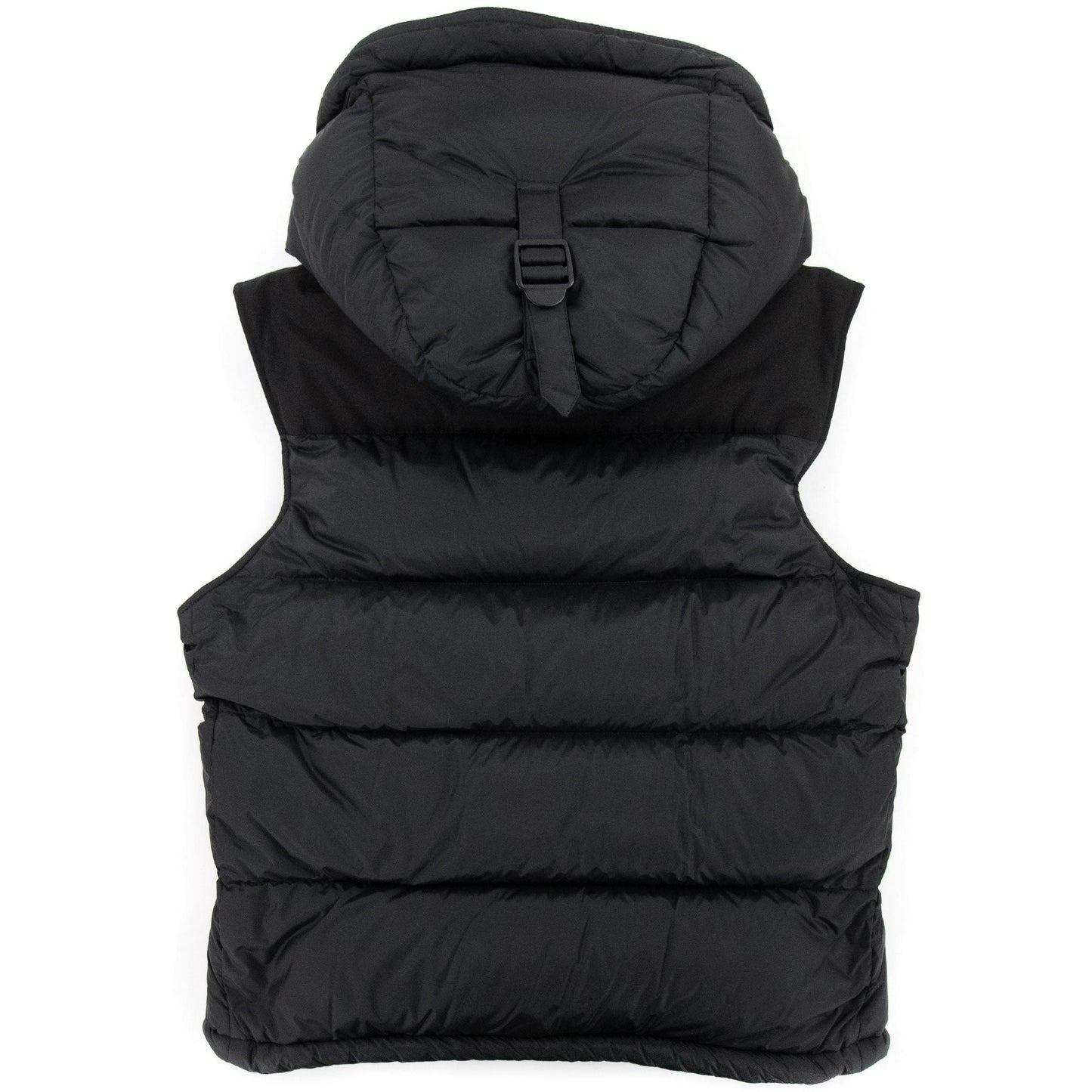 Burberry Detachable Sleeve Hooded Puffer Jacket Black