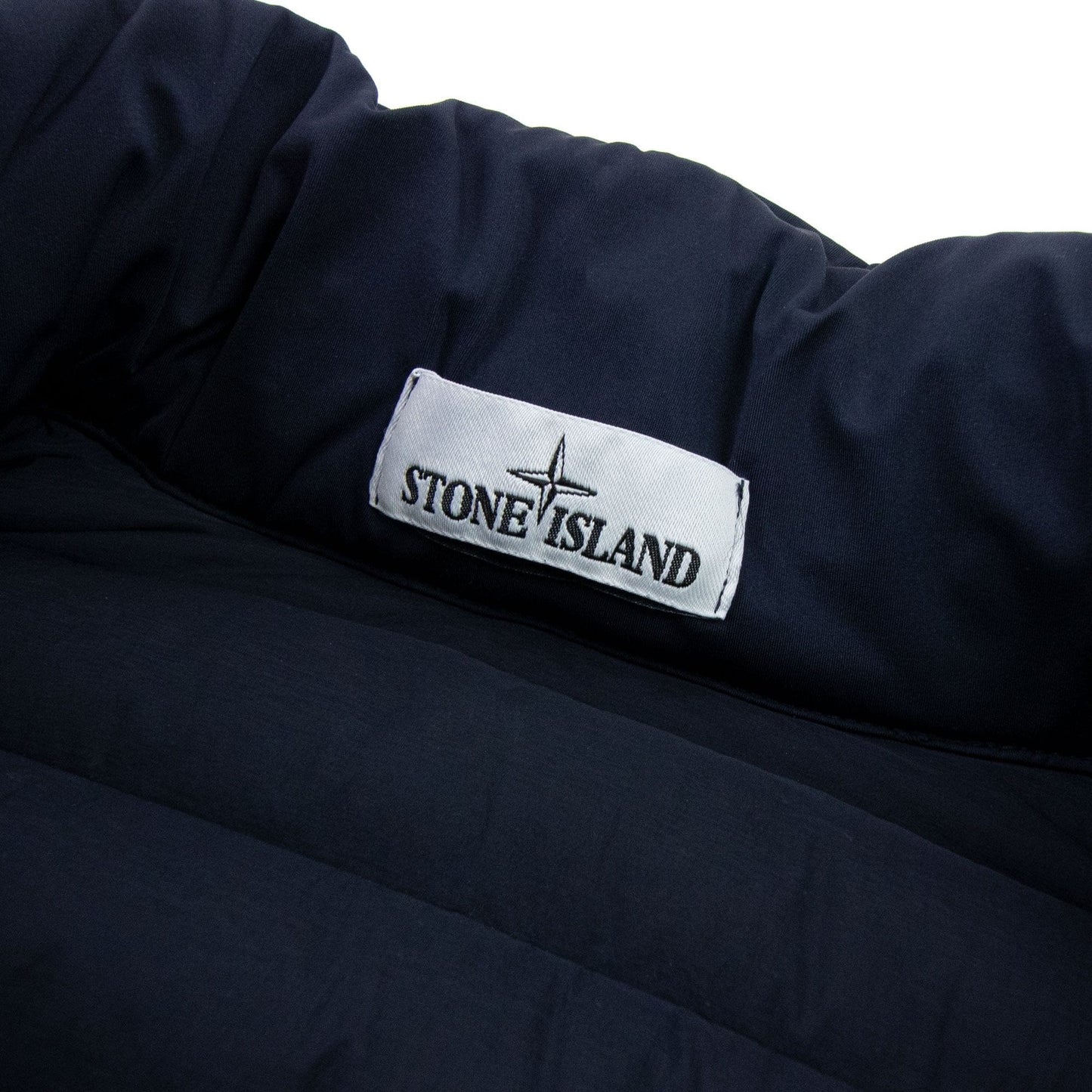 Stone Island Loom Woven Down Chambers Jacket Navy V0020