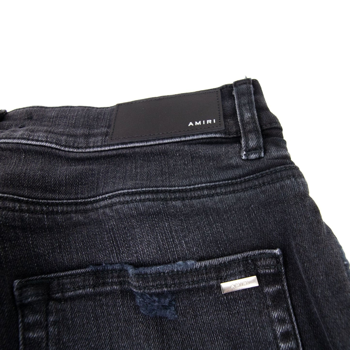 Amiri Mx1 Iridescent Jean Black