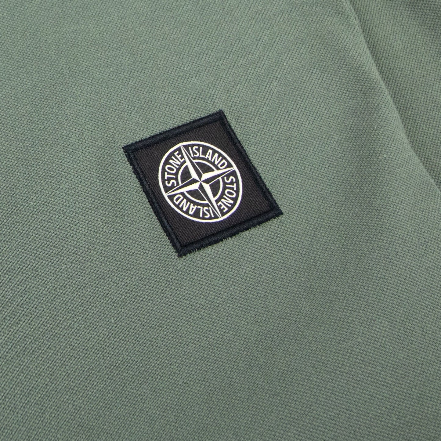 Stone Island Tip Collar Polo Olive V0055