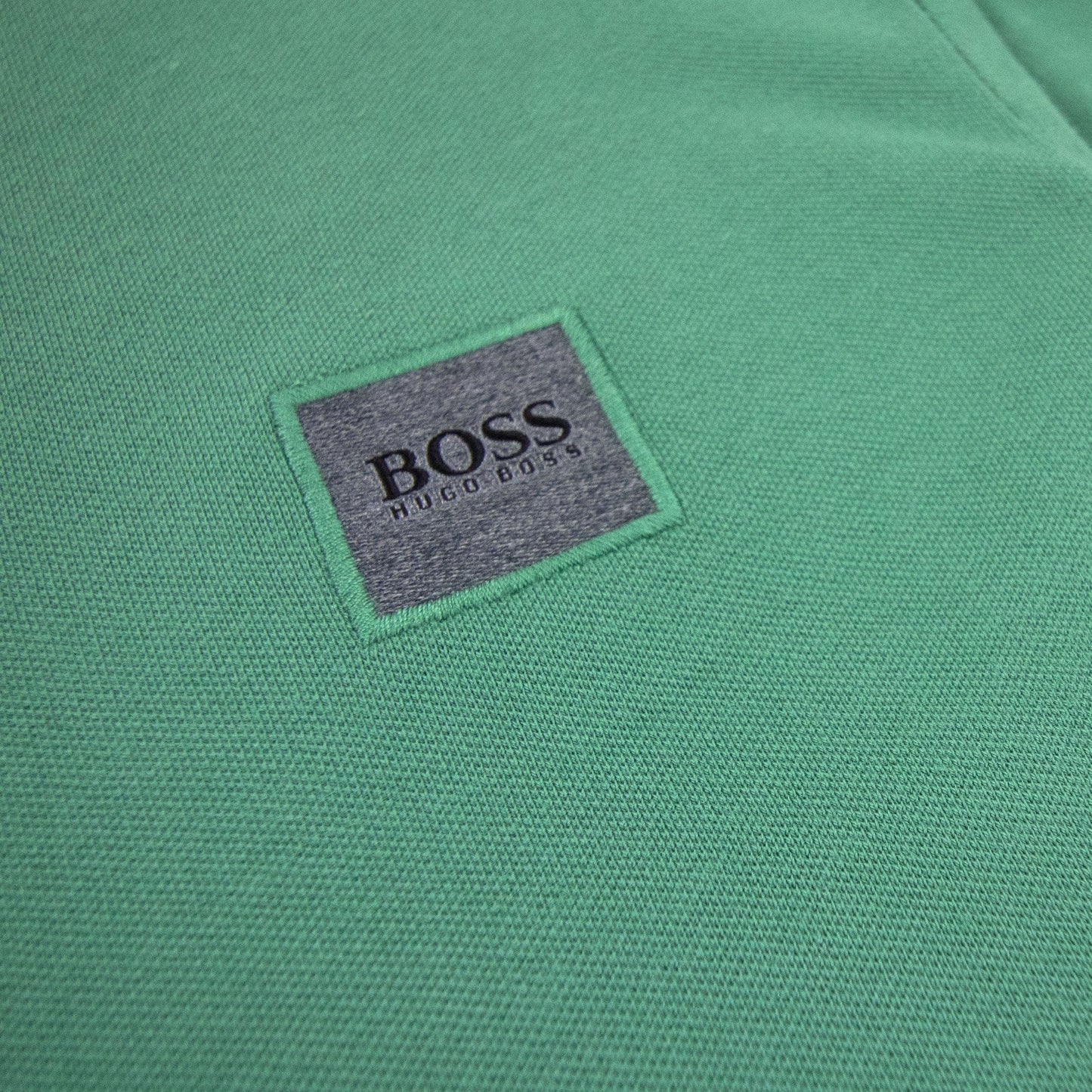 Hugo Boss Passerby L/s Patch Logo Polo Green