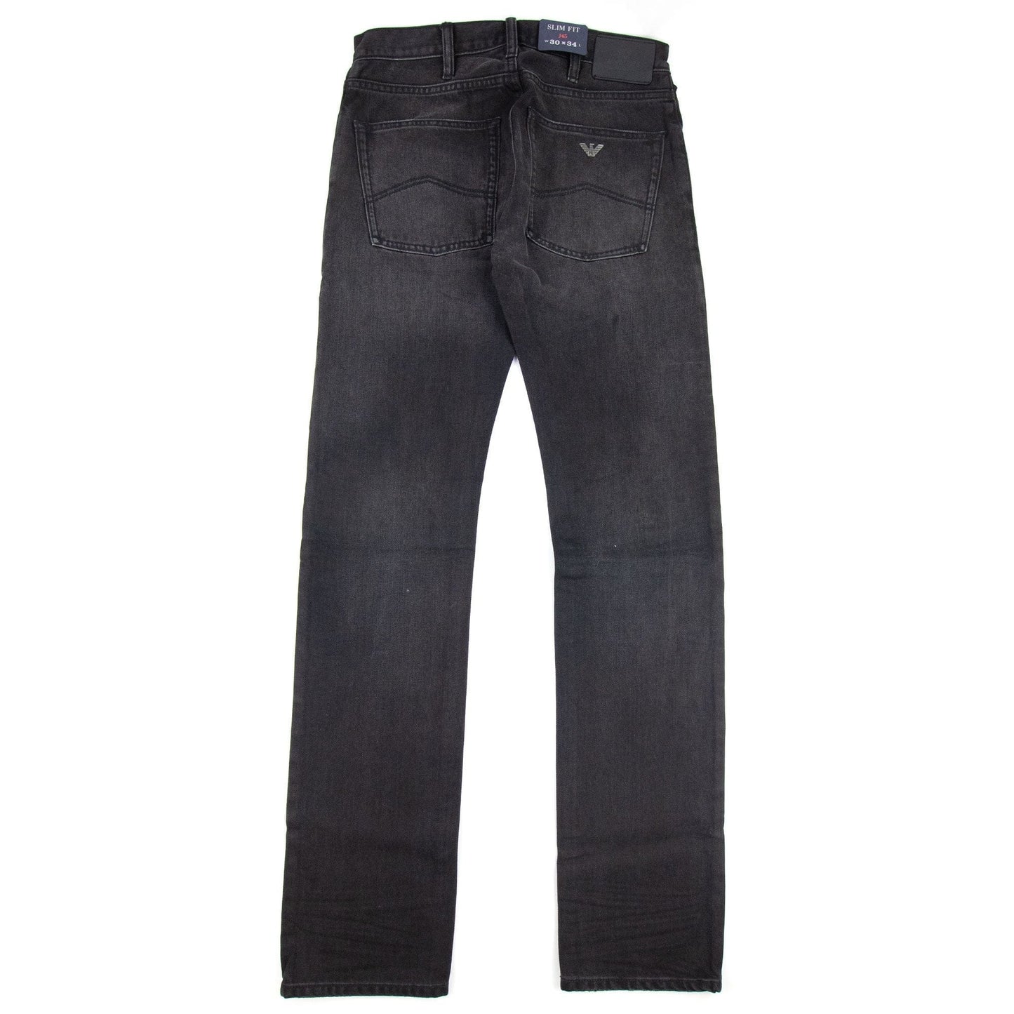 Armani Jeans J45 Slim Fit Jeans Black