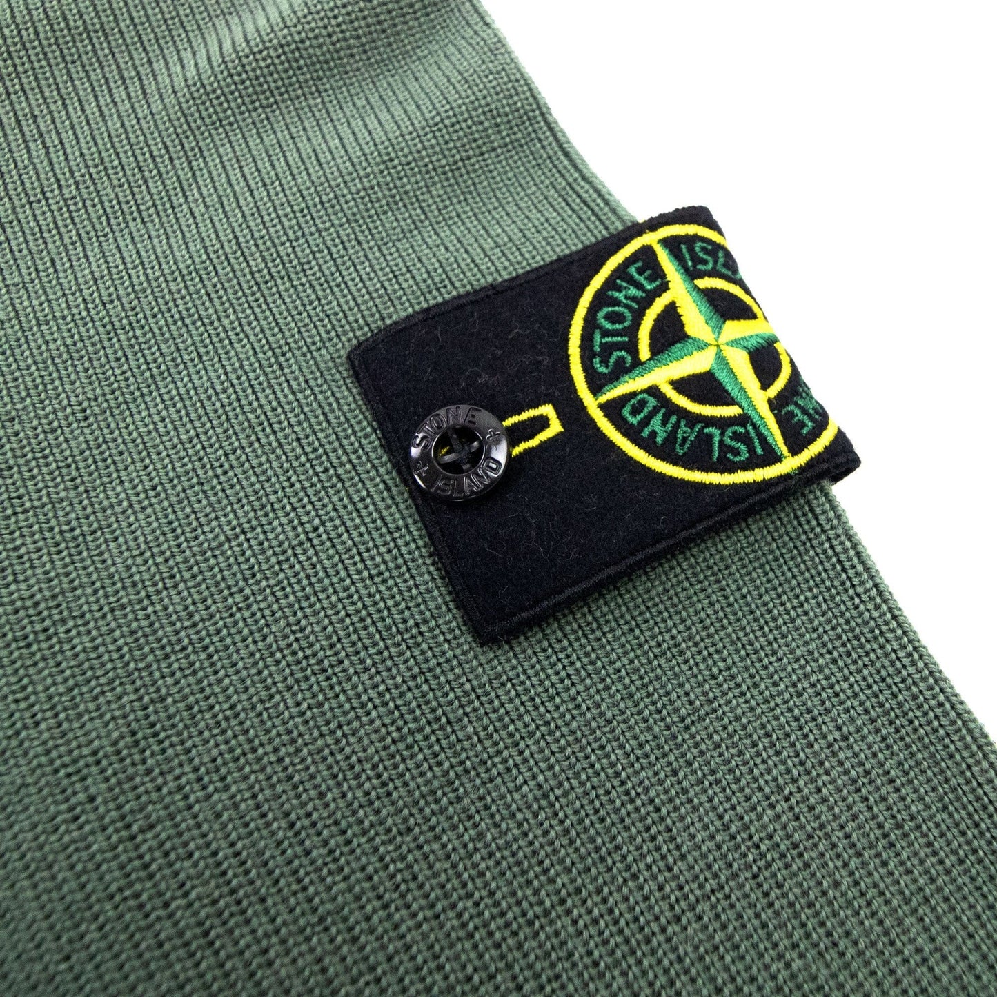 Stone Island 560c2 Classic Wool Knit Green V0055