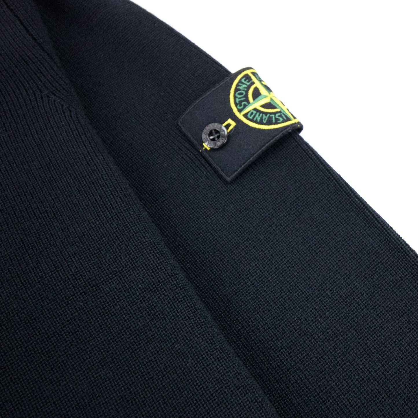 Stone Island 560c2 Classic Wool Knit Navy Blue V0020