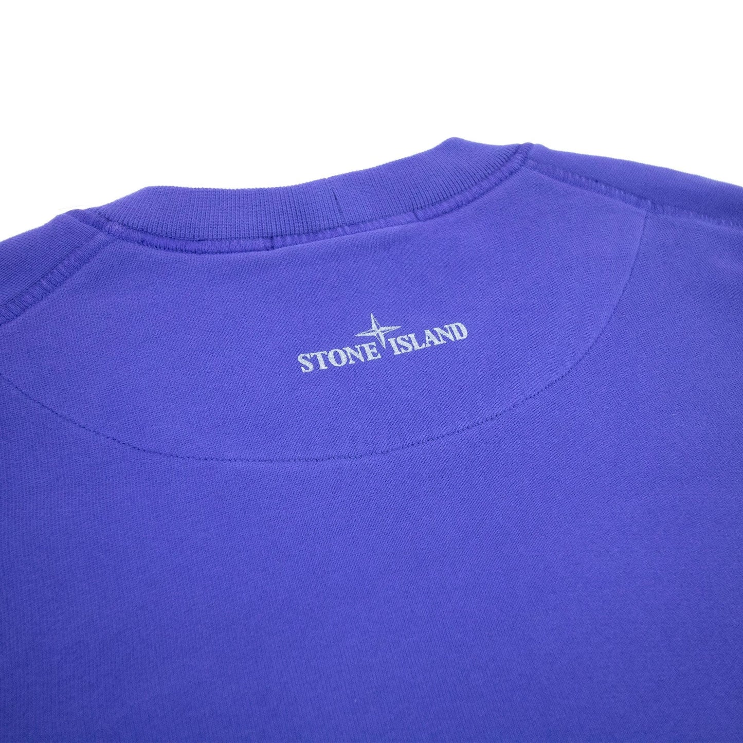 Stone Island 63086 Brushed Cotton Fleecelenticular One Print Purple V0043