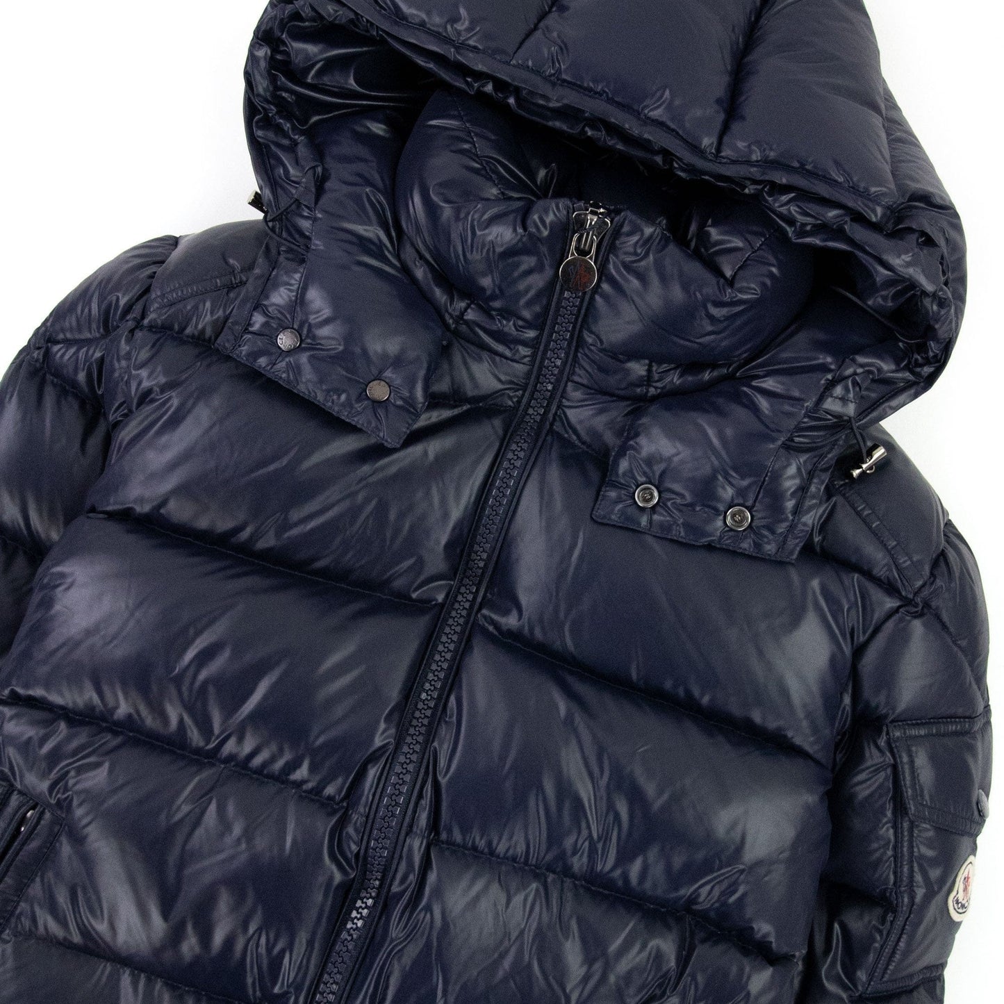 Moncler Maya Short Down Jacket Navy 742
