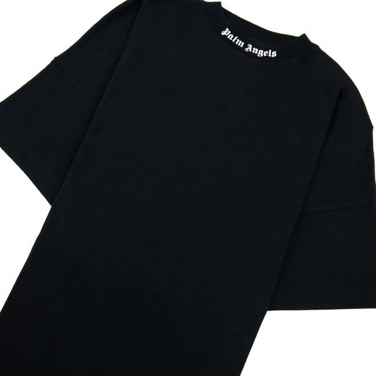 Palm Angels Over Logo T Shirt Black/white