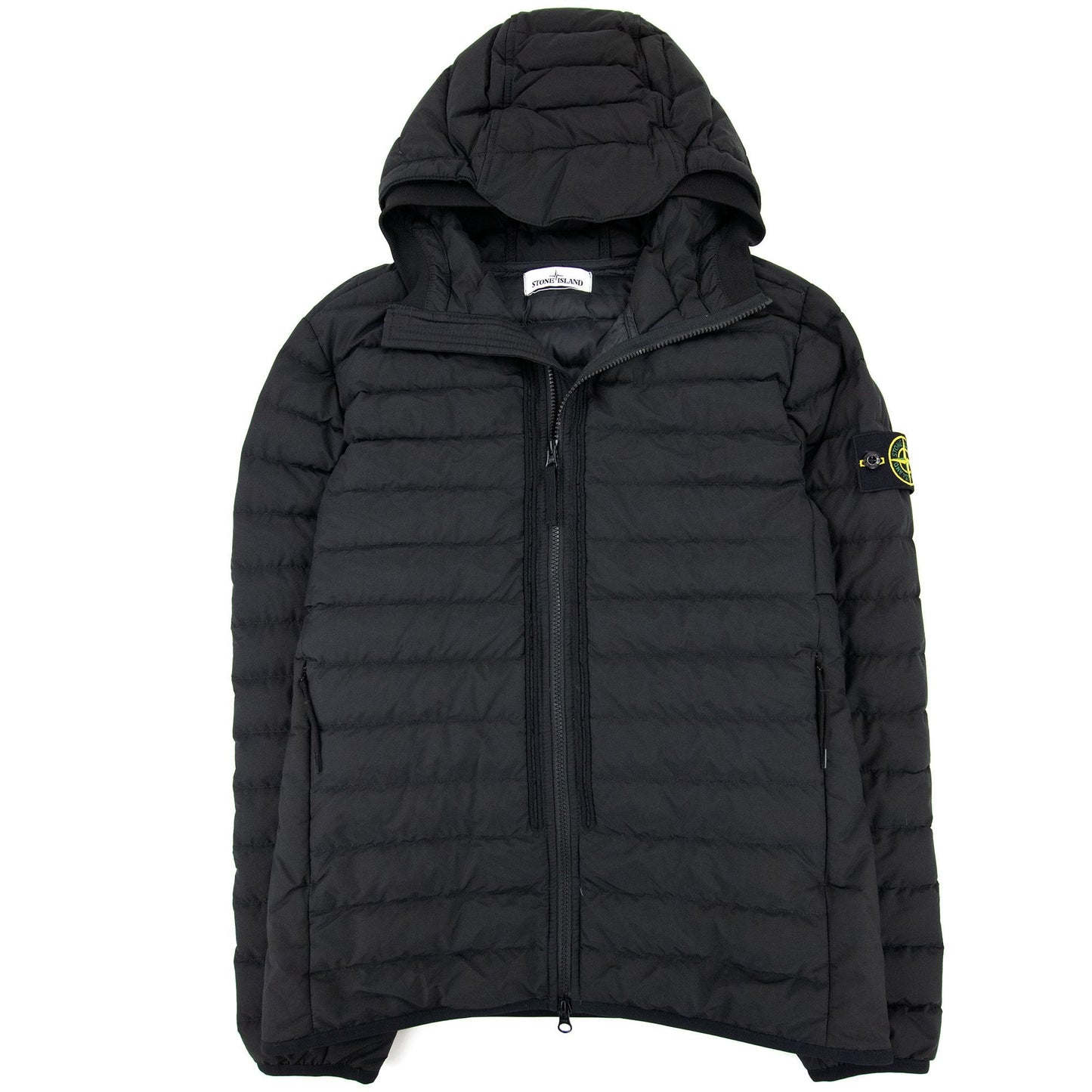 Stone Island 42725 O-cottonr Nylon Tela Jacket Black V0029