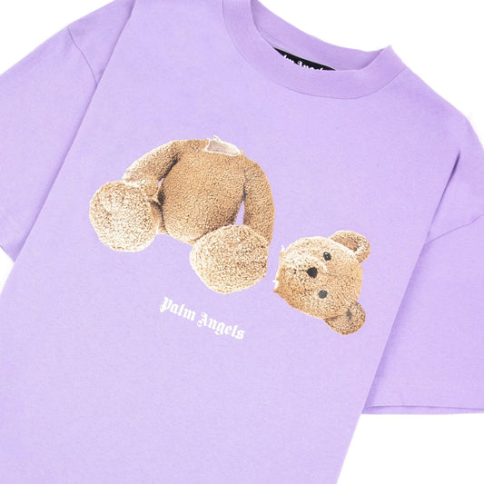 Palm Angels Ice Bear Logo T Shirt Lilac/brown
