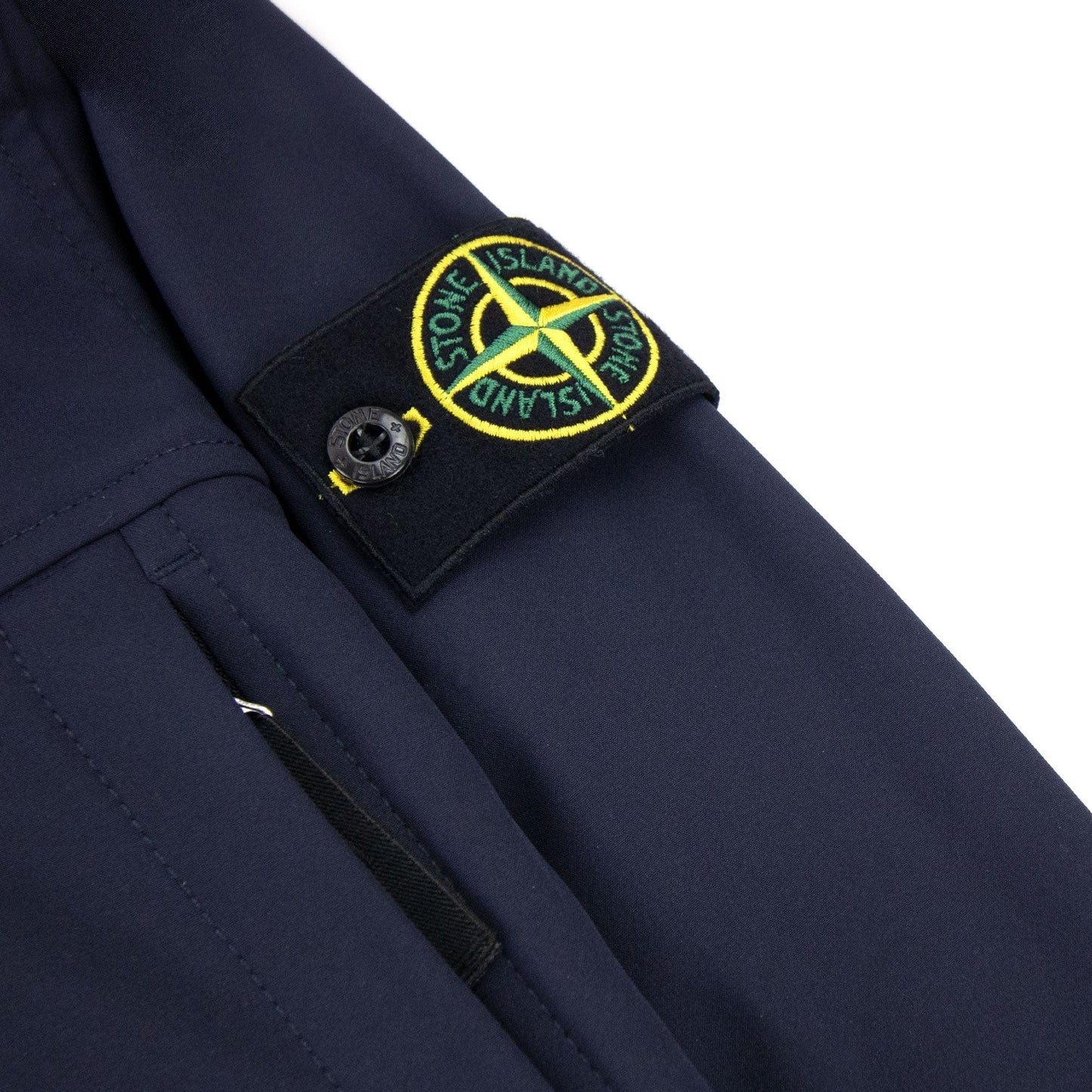 Stone Island Q0122 Soft Shell-R Coat Navy