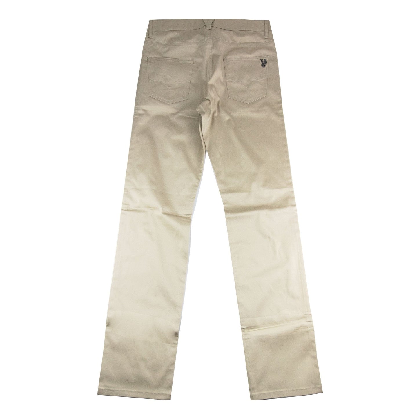 Versace Jeans Metal Logo Tiger Pocket Chinos Beige