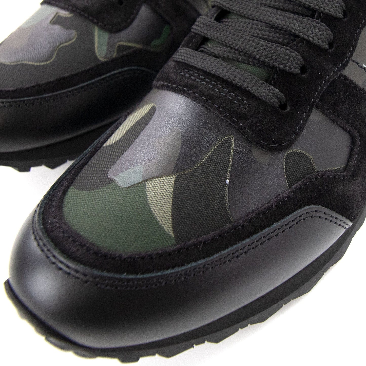 Valentino Rockrunner Camouflage Sneaker Black/green