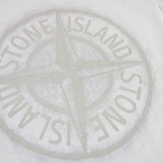 Stone Island Junior 21154 Compass L/s T Shirt Pale Blue V0040