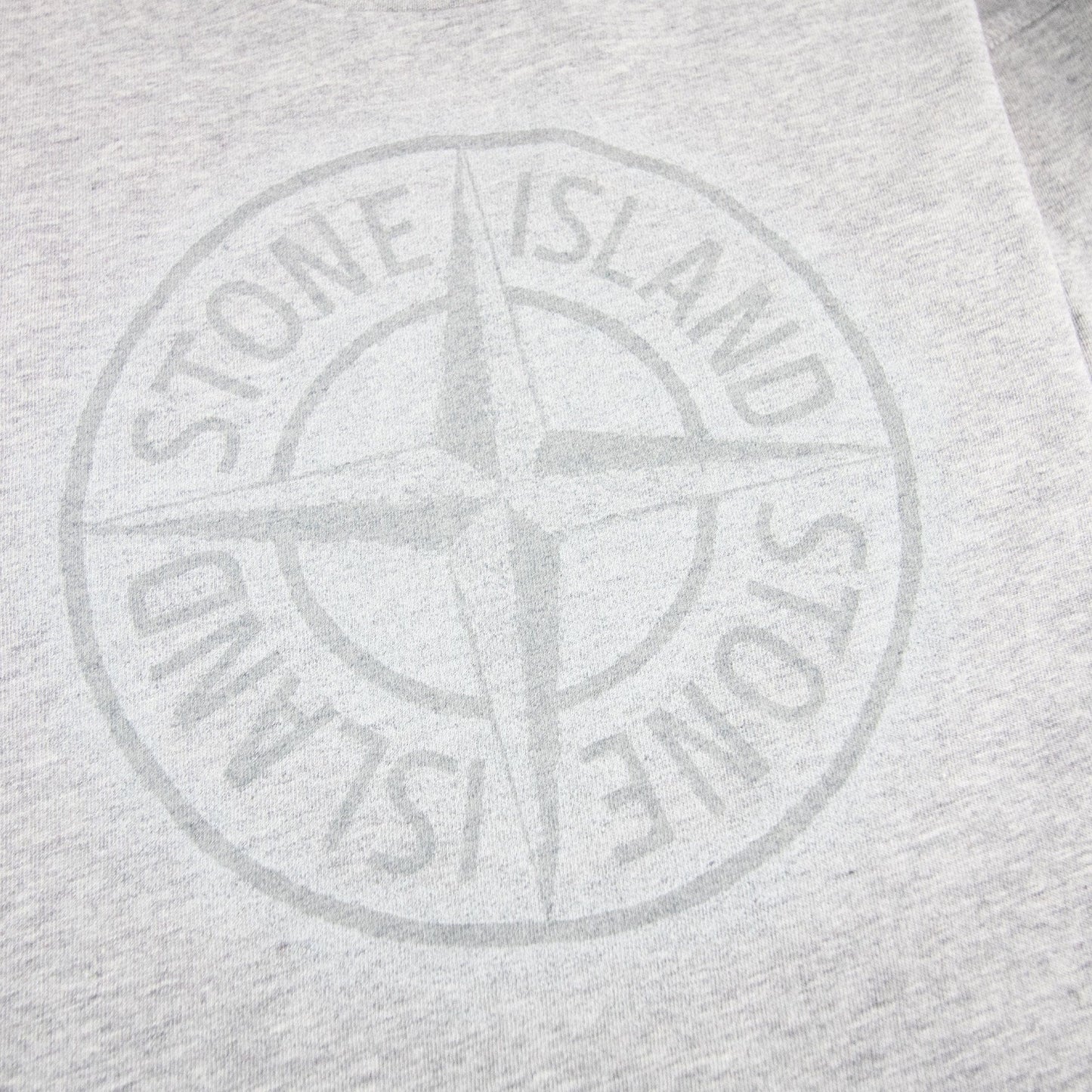 Stone Island Junior 21154 Compass L/s T Shirt Grey V1064