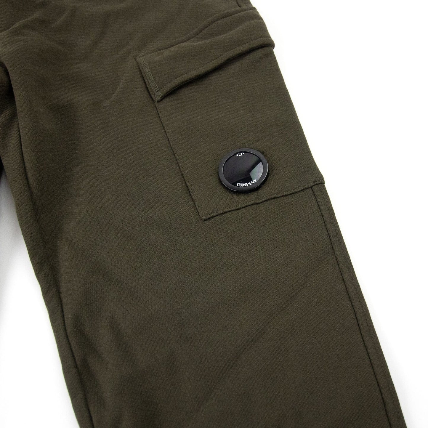 Cp Company Diagonal Raised Fleece Lens Sweat Pant Khaki 922