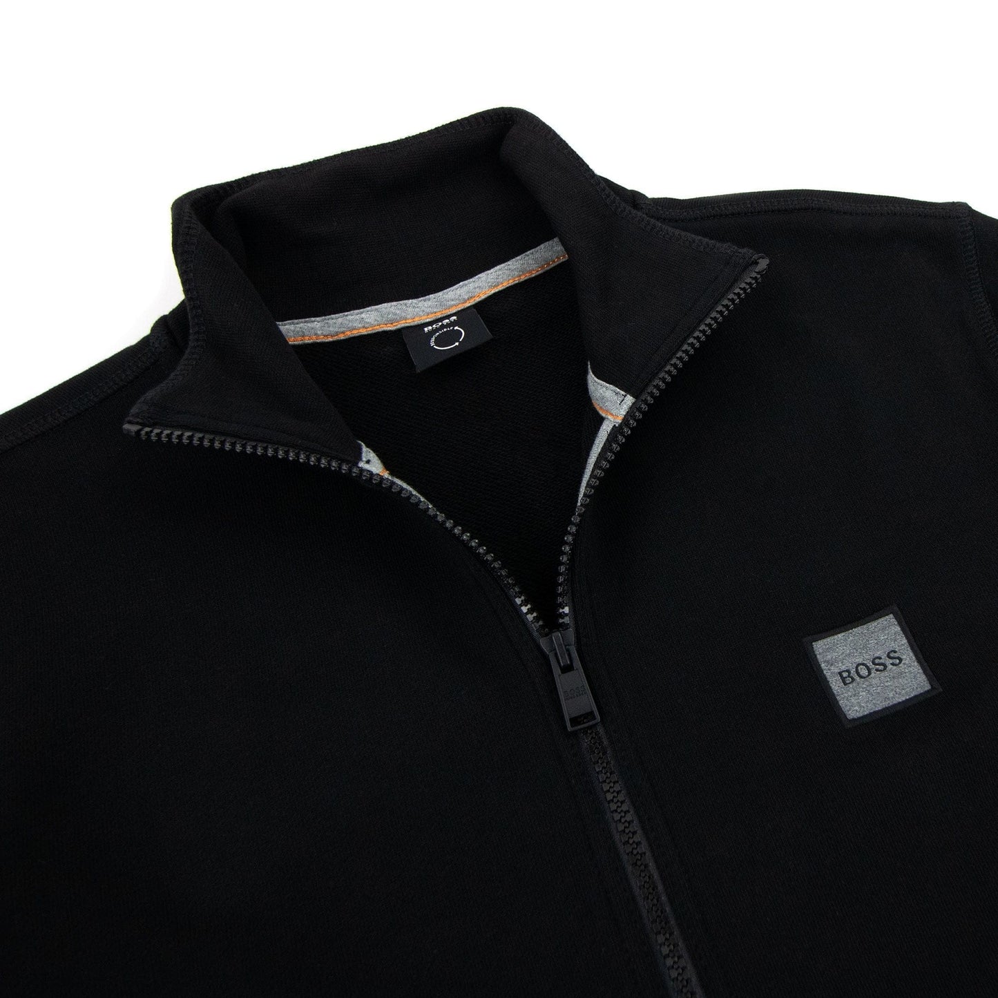 Hugo Boss Zestart 1 Patch Logo Funnel Neck Sweat Black 001